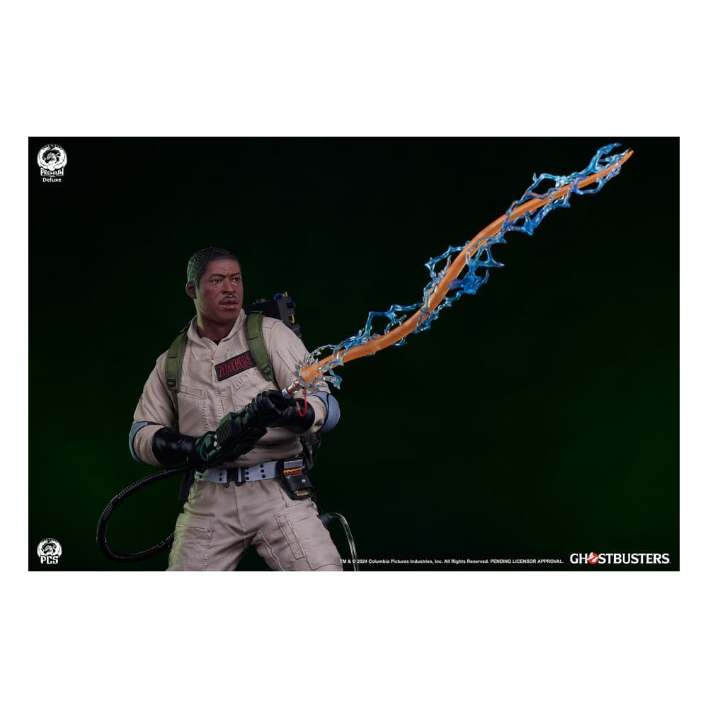 GHOSTBUSTERS PREMIER SERIES WINSTON DELUXE VERSION - CAZAFANTASMAS - 1/4 - 48 CM - PREMIUM COLLECTIBLES STUDIO - Imagen 5