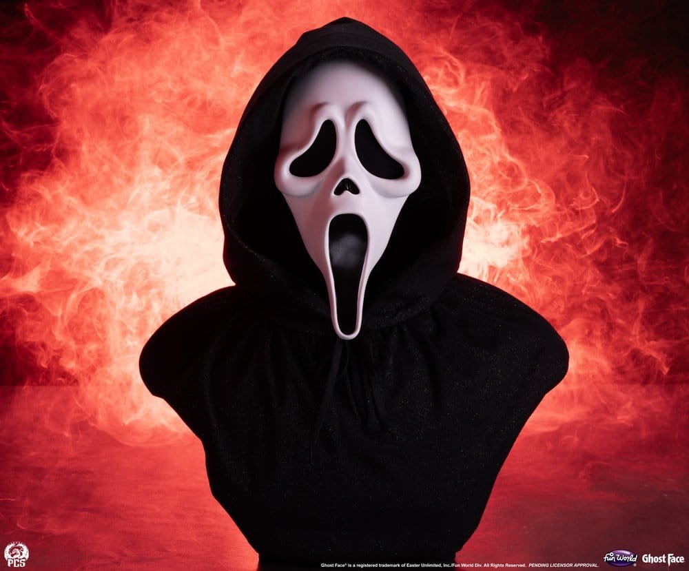 GHOST FACE - SCREAM - BUSTO 1/1 - 55 CM - PREMIUM COLLECTIBLES STUDIO - Imagen 5
