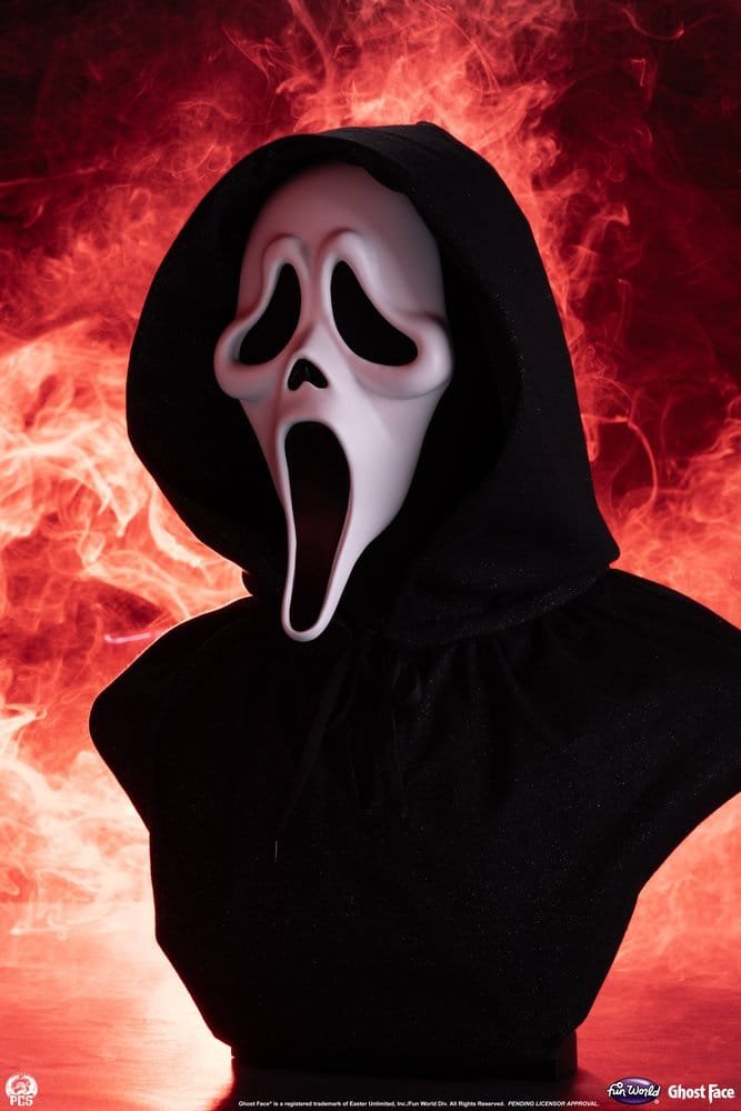 GHOST FACE - SCREAM - BUSTO 1/1 - 55 CM - PREMIUM COLLECTIBLES STUDIO - Imagen 4