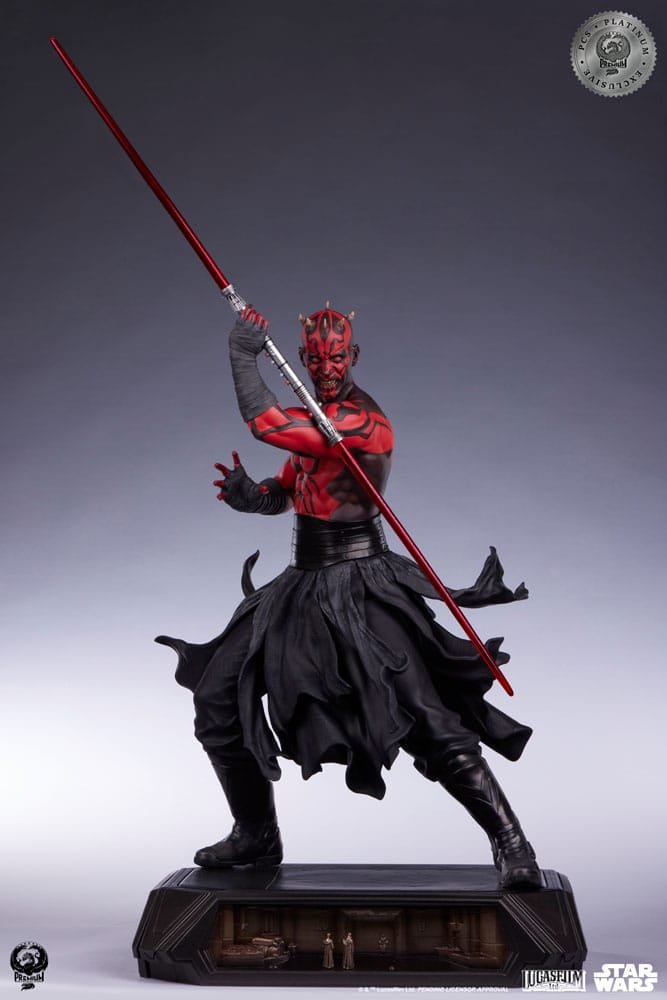 EPIC SERIES DARTH MAUL PLATINUM EXCLUSIVE - STAR WARS - 1/3 - 86 CM - PREMIUM COLLECTIBLES STUDIO - Imagen 6