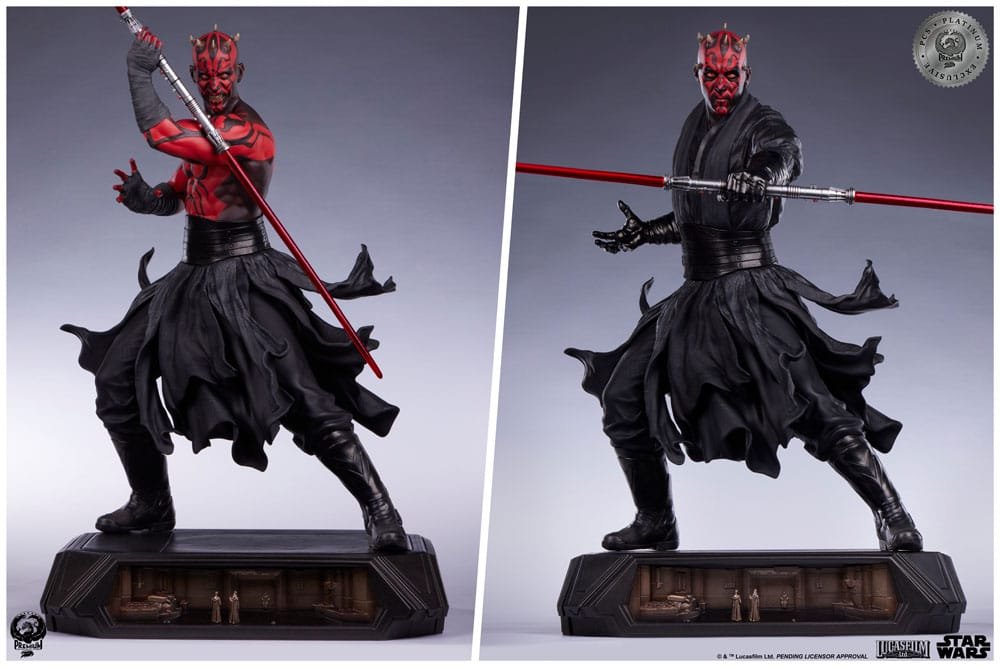 EPIC SERIES DARTH MAUL PLATINUM EXCLUSIVE - STAR WARS - 1/3 - 86 CM - PREMIUM COLLECTIBLES STUDIO - Imagen 3
