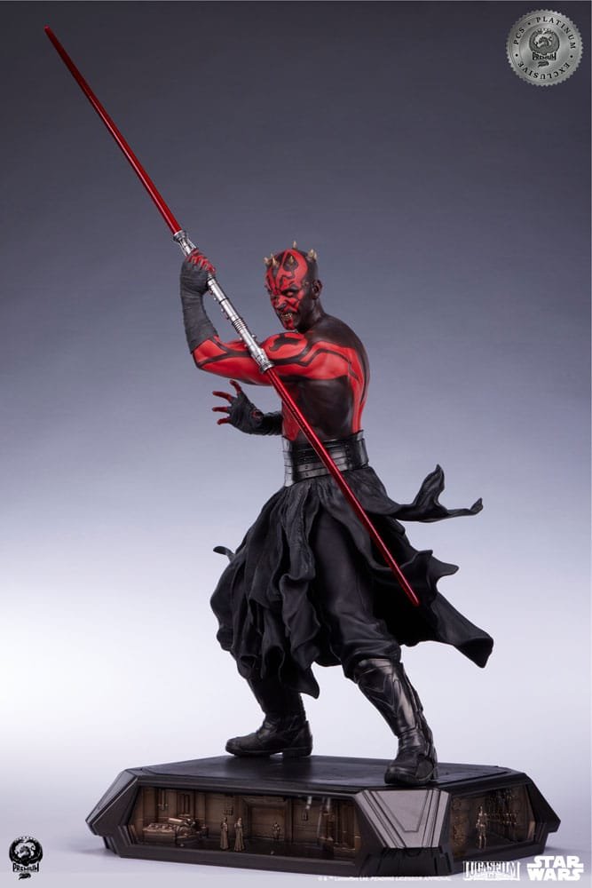 EPIC SERIES DARTH MAUL PLATINUM EXCLUSIVE - STAR WARS - 1/3 - 86 CM - PREMIUM COLLECTIBLES STUDIO - Imagen 7