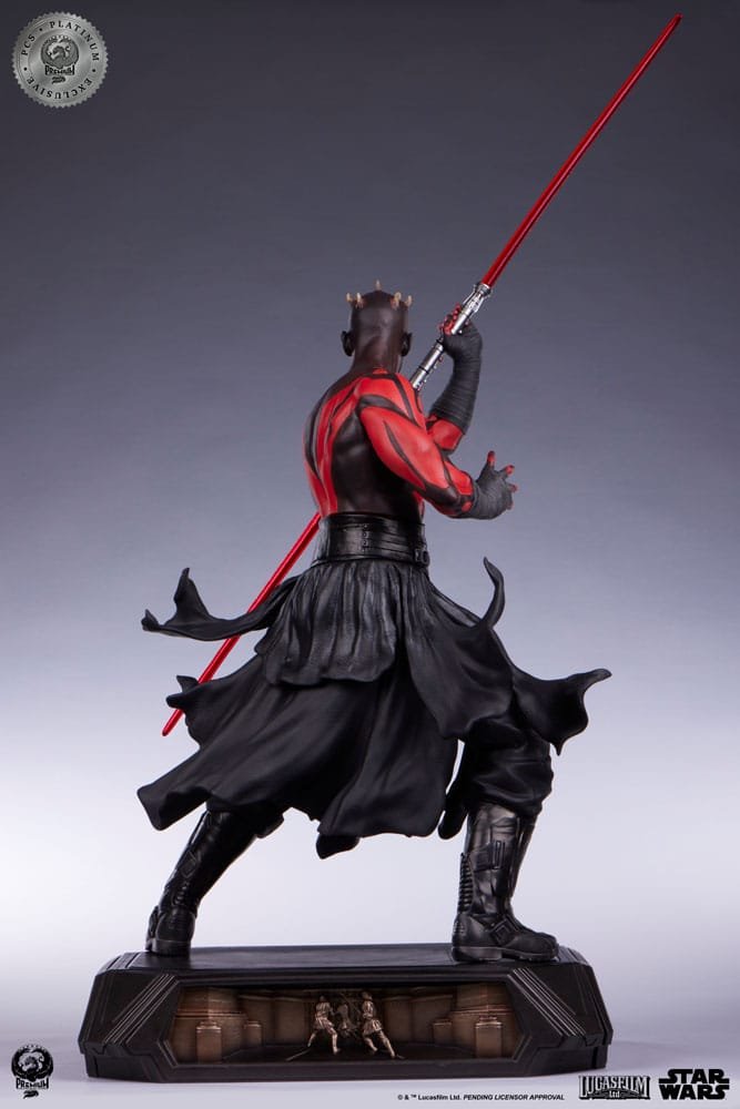 EPIC SERIES DARTH MAUL PLATINUM EXCLUSIVE - STAR WARS - 1/3 - 86 CM - PREMIUM COLLECTIBLES STUDIO - Imagen 8