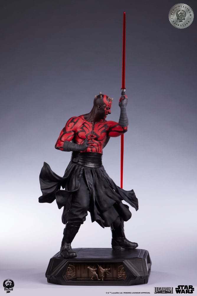 EPIC SERIES DARTH MAUL PLATINUM EXCLUSIVE - STAR WARS - 1/3 - 86 CM - PREMIUM COLLECTIBLES STUDIO - Imagen 21