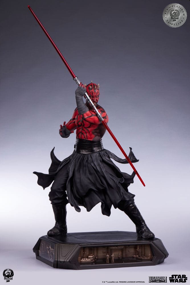 EPIC SERIES DARTH MAUL PLATINUM EXCLUSIVE - STAR WARS - 1/3 - 86 CM - PREMIUM COLLECTIBLES STUDIO - Imagen 5