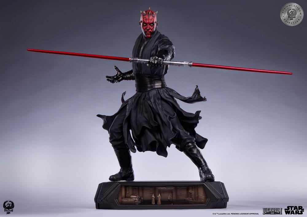 EPIC SERIES DARTH MAUL PLATINUM EXCLUSIVE - STAR WARS - 1/3 - 86 CM - PREMIUM COLLECTIBLES STUDIO - Imagen 13