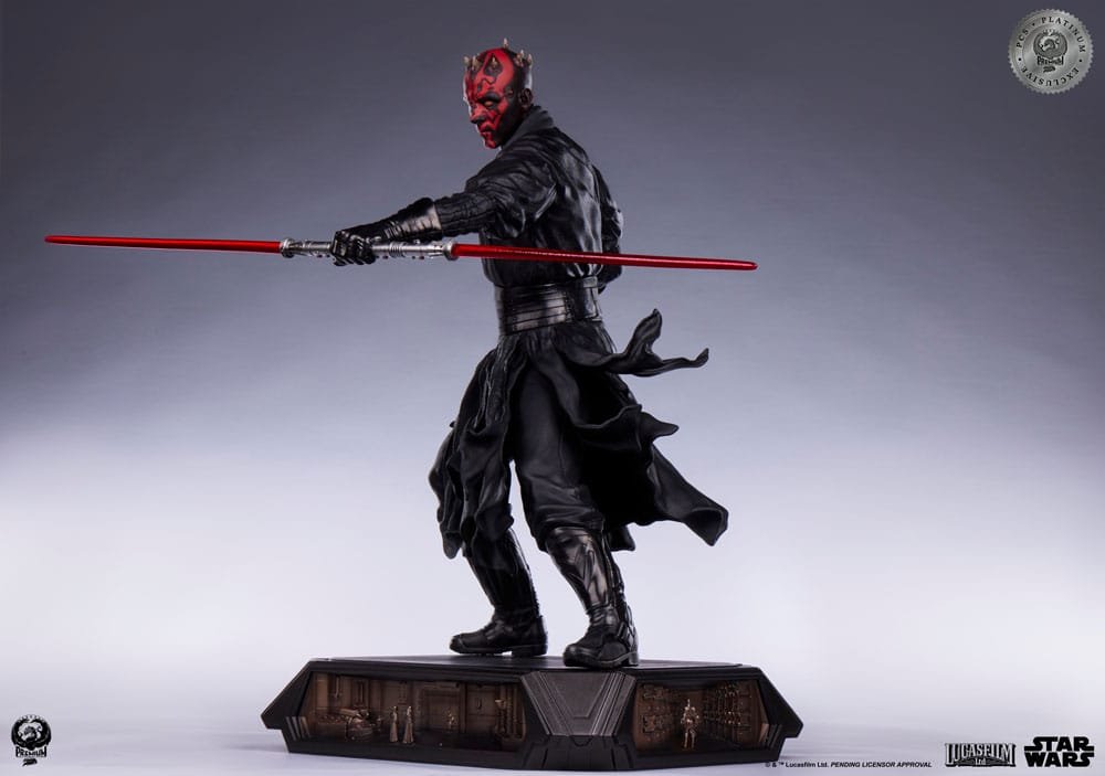 EPIC SERIES DARTH MAUL PLATINUM EXCLUSIVE - STAR WARS - 1/3 - 86 CM - PREMIUM COLLECTIBLES STUDIO - Imagen 4