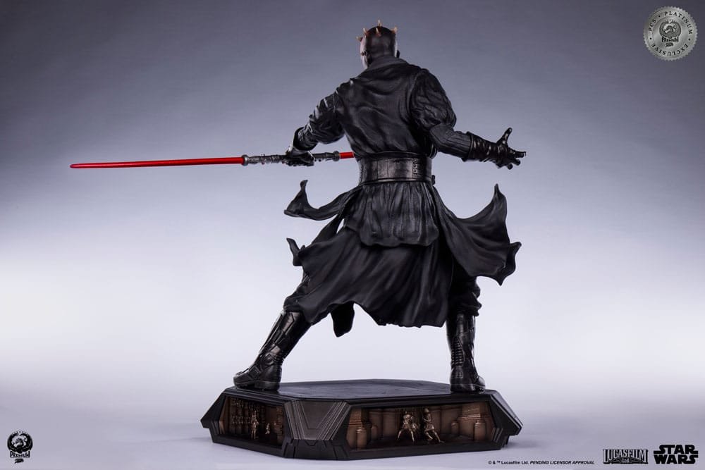 EPIC SERIES DARTH MAUL PLATINUM EXCLUSIVE - STAR WARS - 1/3 - 86 CM - PREMIUM COLLECTIBLES STUDIO - Imagen 11