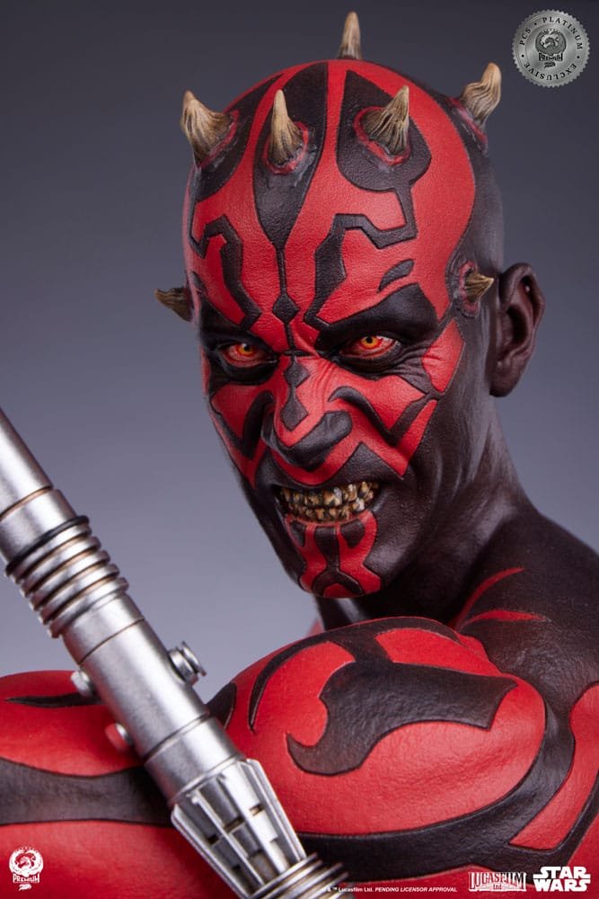EPIC SERIES DARTH MAUL PLATINUM EXCLUSIVE - STAR WARS - 1/3 - 86 CM - PREMIUM COLLECTIBLES STUDIO - Imagen 18