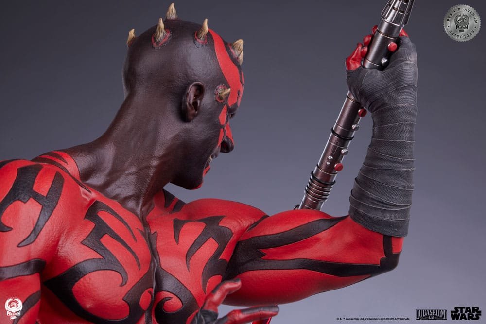 EPIC SERIES DARTH MAUL PLATINUM EXCLUSIVE - STAR WARS - 1/3 - 86 CM - PREMIUM COLLECTIBLES STUDIO - Imagen 10