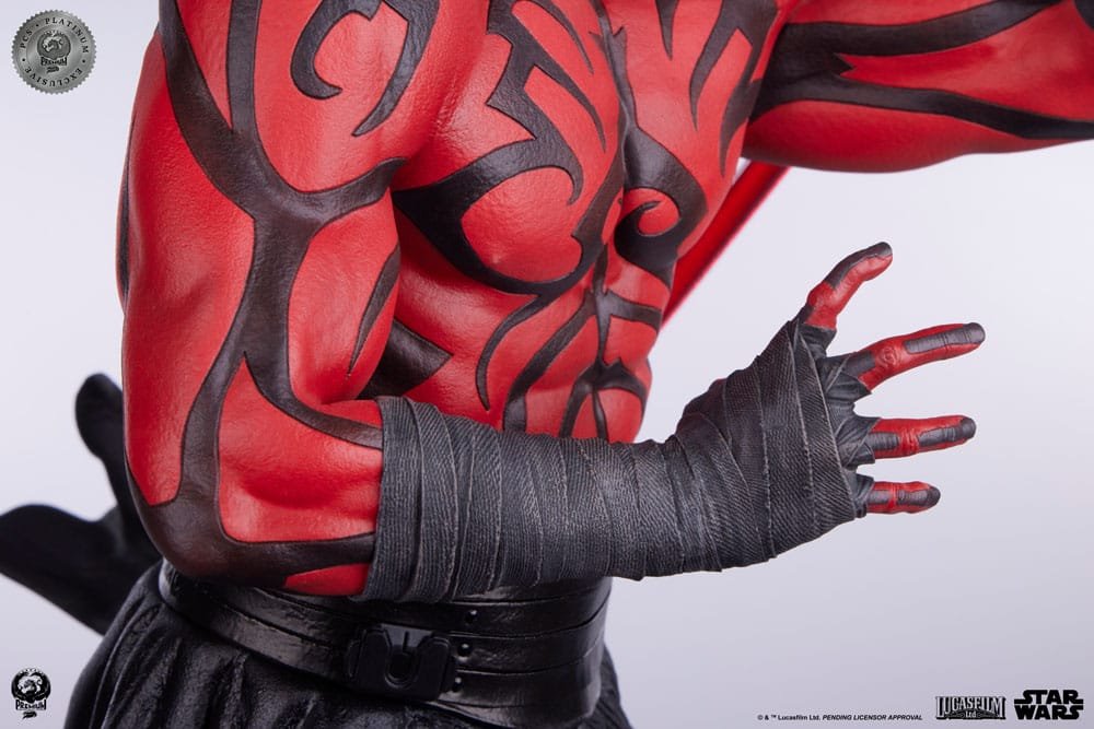 EPIC SERIES DARTH MAUL PLATINUM EXCLUSIVE - STAR WARS - 1/3 - 86 CM - PREMIUM COLLECTIBLES STUDIO - Imagen 15