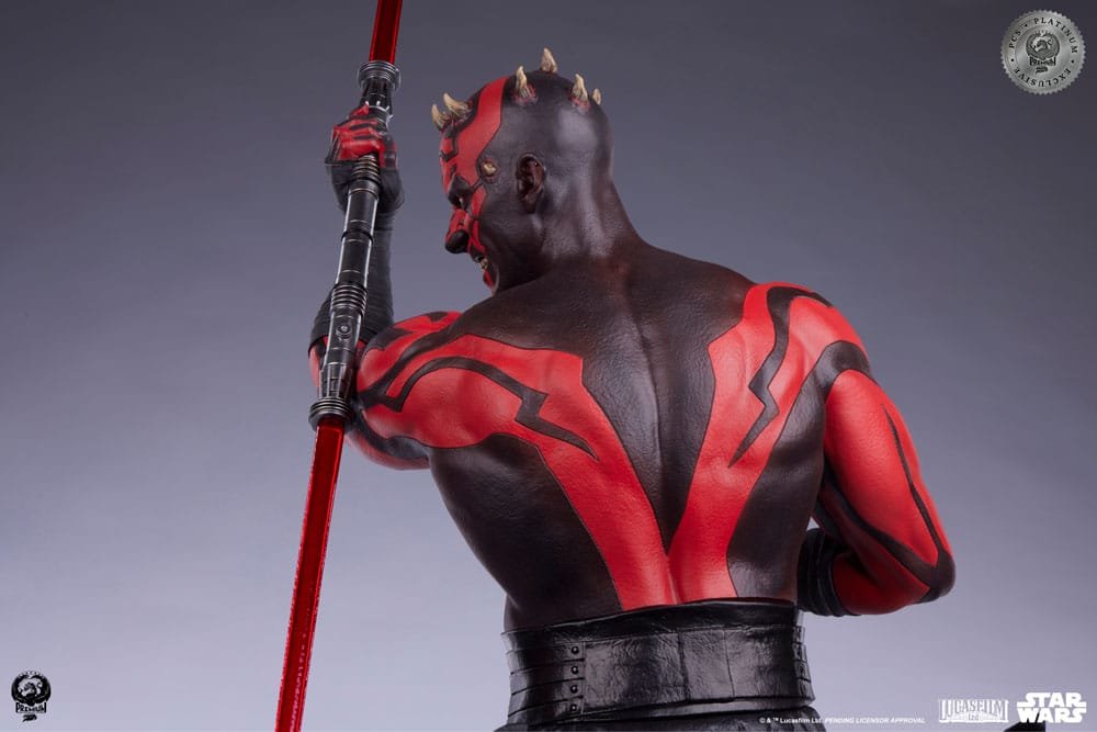 EPIC SERIES DARTH MAUL PLATINUM EXCLUSIVE - STAR WARS - 1/3 - 86 CM - PREMIUM COLLECTIBLES STUDIO - Imagen 23