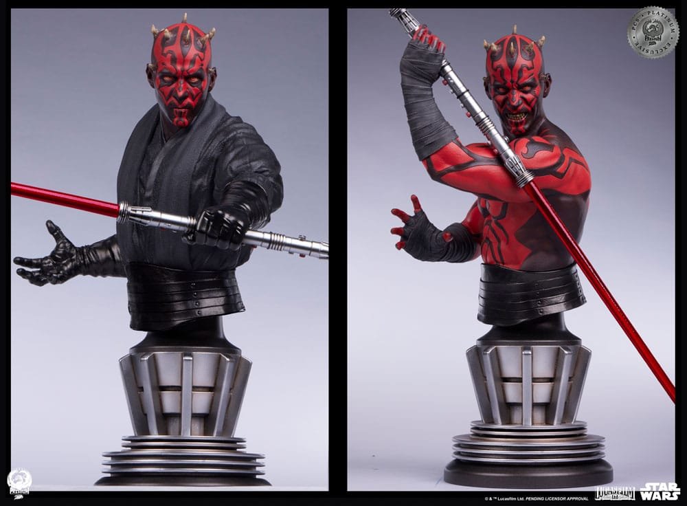 EPIC SERIES DARTH MAUL PLATINUM EXCLUSIVE - STAR WARS - 1/3 - 86 CM - PREMIUM COLLECTIBLES STUDIO - Imagen 20