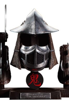 LIFE-SIZE CONJUNTO DE ARMADURA SHREDDER (ELECTROPLATED EDITION) – TORTUGAS NINJA – 53 CM – PREMIUM COLLECTIBLES STUDIO