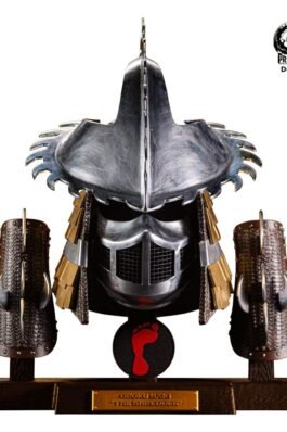 LIFE-SIZE CONJUNTO DE ARMADURA SHREDDER OOZE (ELECTROPLATED EDITION) – TORTUGAS NINJA – 63 CM – PREMIUM COLLECTIBLES STUDIO