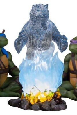 (MOVIE MOMENTS) MINI SCALE DIORAMA SPLINTER’S SPIRIT – TORTUGAS NINJA – 35 CM – PREMIUM COLLECTIBLES STUDIO