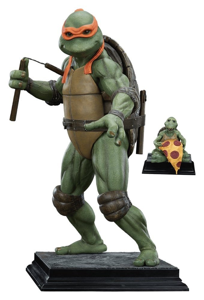 MICHELANGELO DELUXE EDITION - TORTUGAS NINJA - ESTATUA 1/2 - 84 CM - PREMIUM COLLECTIBLES STUDIO