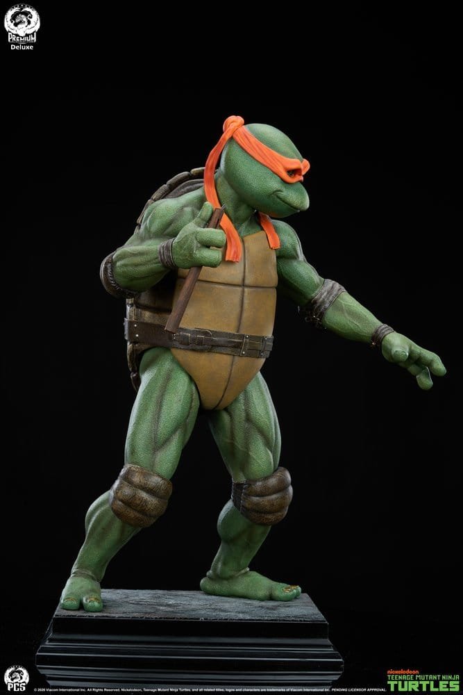 MICHELANGELO DELUXE EDITION - TORTUGAS NINJA - ESTATUA 1/2 - 84 CM - PREMIUM COLLECTIBLES STUDIO - Imagen 8