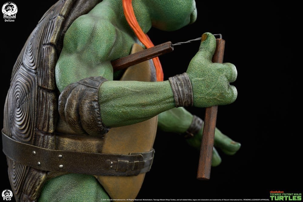 MICHELANGELO DELUXE EDITION - TORTUGAS NINJA - ESTATUA 1/2 - 84 CM - PREMIUM COLLECTIBLES STUDIO - Imagen 14