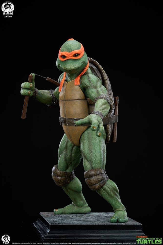 MICHELANGELO DELUXE EDITION - TORTUGAS NINJA - ESTATUA 1/2 - 84 CM - PREMIUM COLLECTIBLES STUDIO - Imagen 19