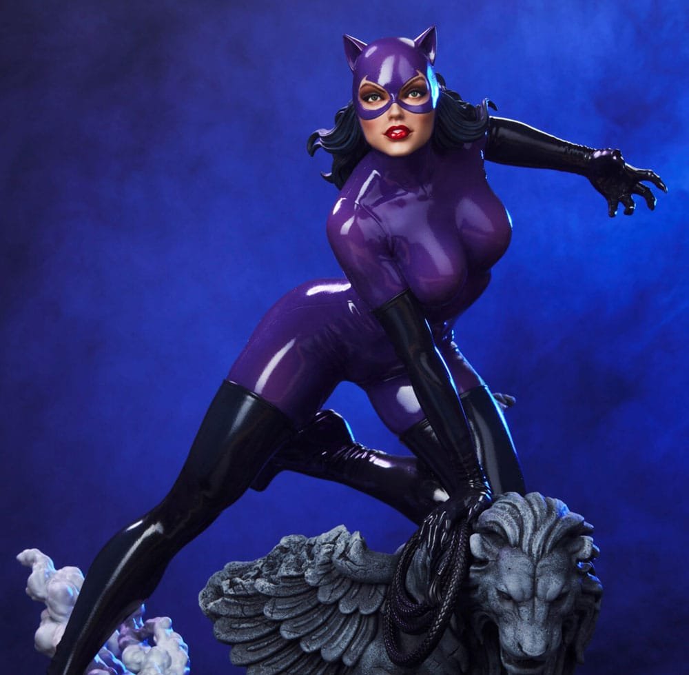 CATWOMAN (PURPLE EDITION) - DC COMICS - ESTATUA 1/6 - 35 CM - TWEETERHEAD - Imagen 4