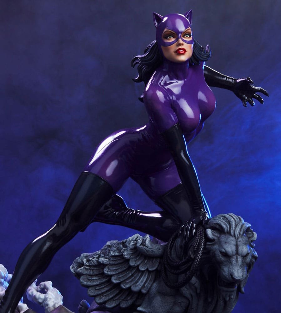 CATWOMAN (PURPLE EDITION) - DC COMICS - ESTATUA 1/6 - 35 CM - TWEETERHEAD - Imagen 3