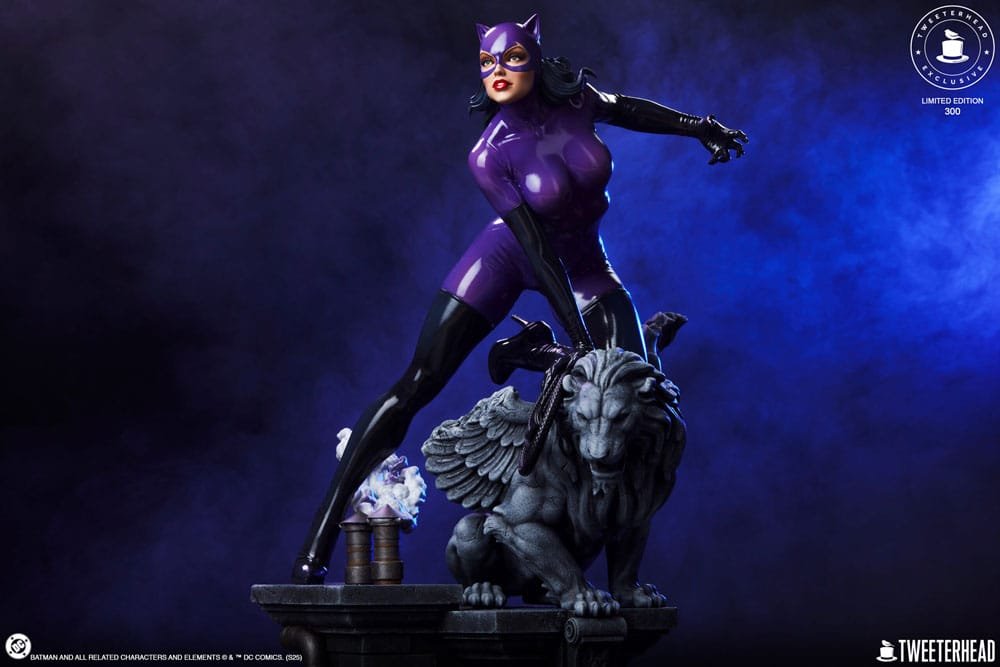 CATWOMAN (PURPLE EDITION) - DC COMICS - ESTATUA 1/6 - 35 CM - TWEETERHEAD - Imagen 2