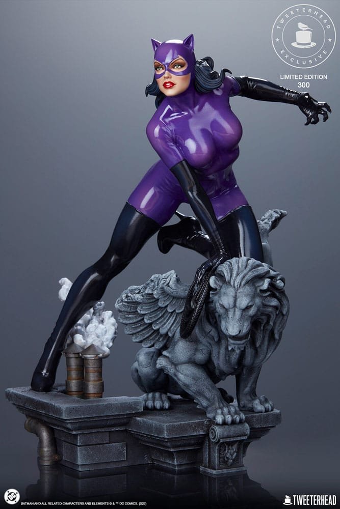 CATWOMAN (PURPLE EDITION) - DC COMICS - ESTATUA 1/6 - 35 CM - TWEETERHEAD - Imagen 9