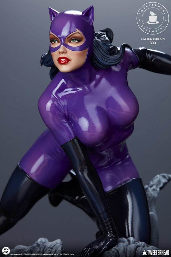 CATWOMAN (PURPLE EDITION) - DC COMICS - ESTATUA 1/6 - 35 CM - TWEETERHEAD - Imagen 6