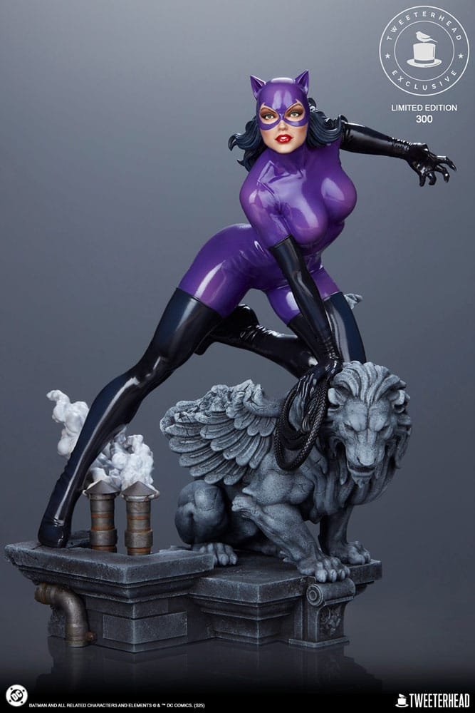 CATWOMAN (PURPLE EDITION) - DC COMICS - ESTATUA 1/6 - 35 CM - TWEETERHEAD - Imagen 7
