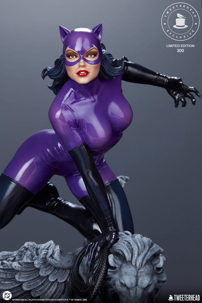 CATWOMAN (PURPLE EDITION) - DC COMICS - ESTATUA 1/6 - 35 CM - TWEETERHEAD - Imagen 10