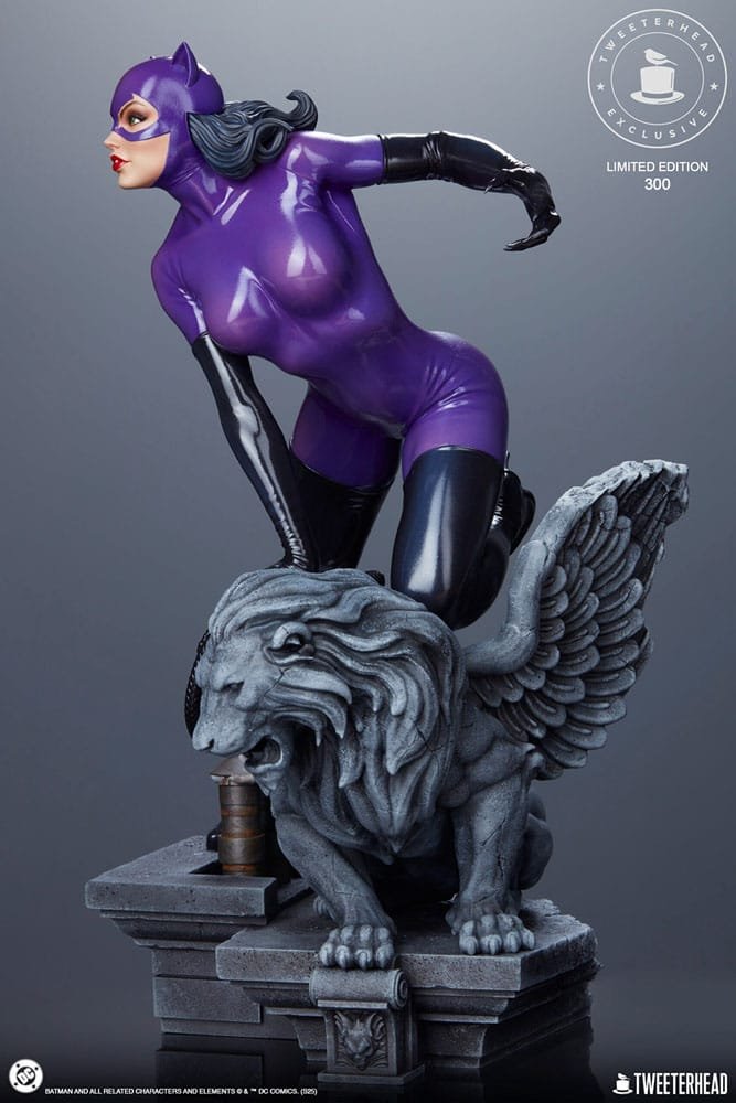 CATWOMAN (PURPLE EDITION) - DC COMICS - ESTATUA 1/6 - 35 CM - TWEETERHEAD - Imagen 11