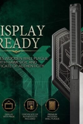 ESPADA CORTA DE DUNCAN IDAHO CON SOPORTE DE PARED – DUNE – RÉPLICA 1/1 – 63 CM – UNITED CUTLERY