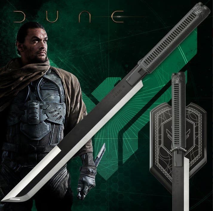 ESPADA CORTA DE DUNCAN IDAHO CON SOPORTE DE PARED - DUNE - RÉPLICA 1/1 - 63 CM - UNITED CUTLERY - Imagen 3