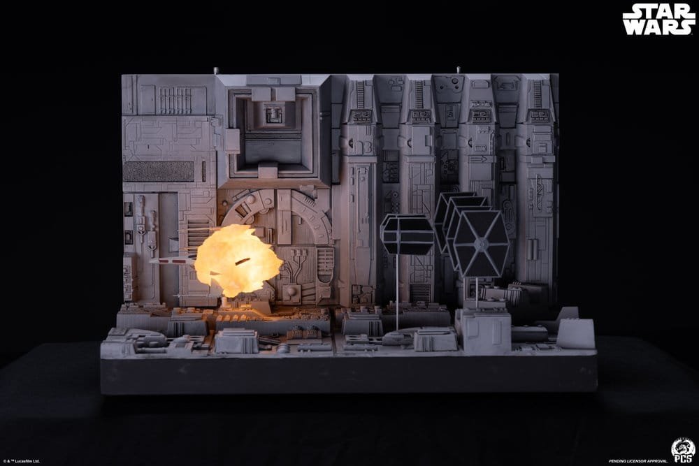 MOVIE MOMENTS MINI SCALE DIORAMA TRENCH RUN - STAR WARS - PREMIUM COLLECTIBLES STUDIO