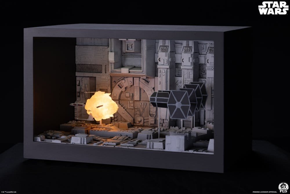MOVIE MOMENTS MINI SCALE DIORAMA TRENCH RUN - STAR WARS - PREMIUM COLLECTIBLES STUDIO - Imagen 3