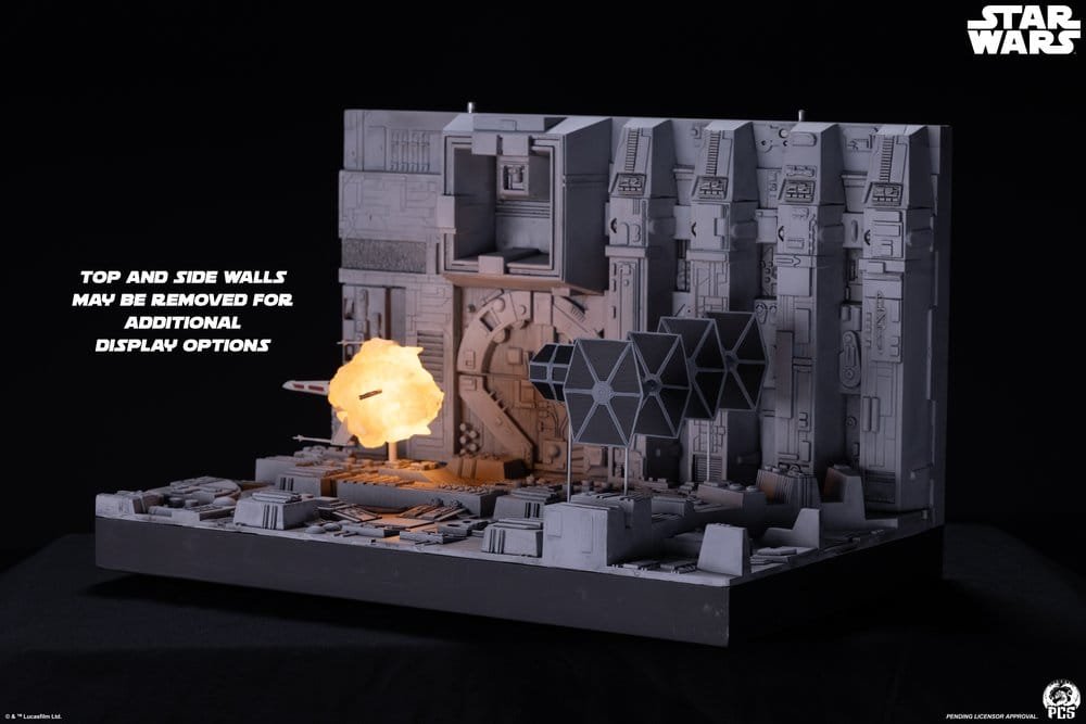 MOVIE MOMENTS MINI SCALE DIORAMA TRENCH RUN - STAR WARS - PREMIUM COLLECTIBLES STUDIO - Imagen 4