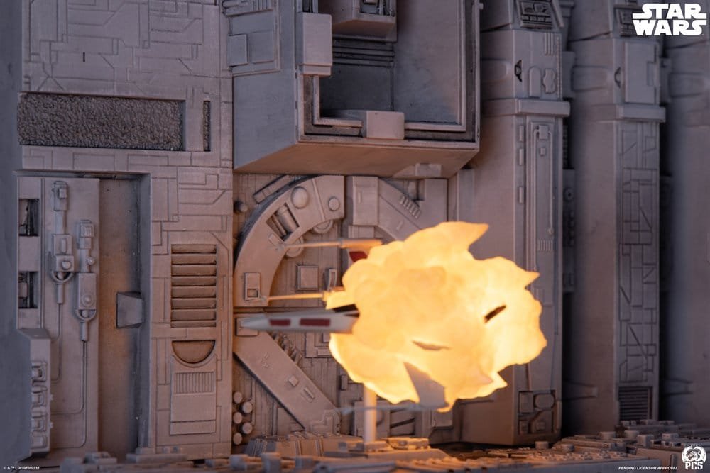 MOVIE MOMENTS MINI SCALE DIORAMA TRENCH RUN - STAR WARS - PREMIUM COLLECTIBLES STUDIO - Imagen 7