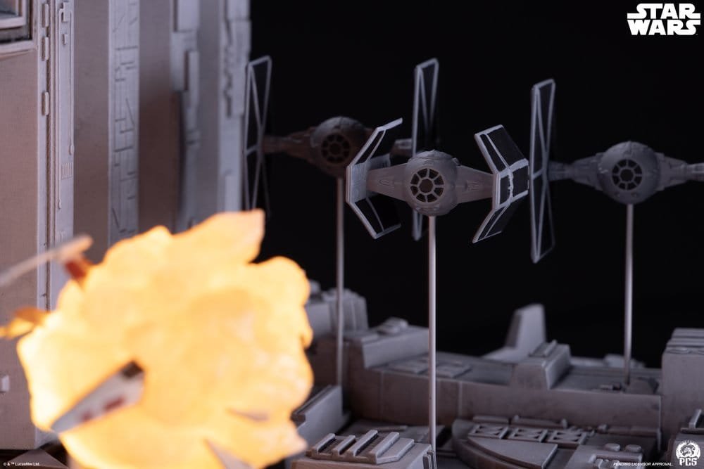 MOVIE MOMENTS MINI SCALE DIORAMA TRENCH RUN - STAR WARS - PREMIUM COLLECTIBLES STUDIO - Imagen 8