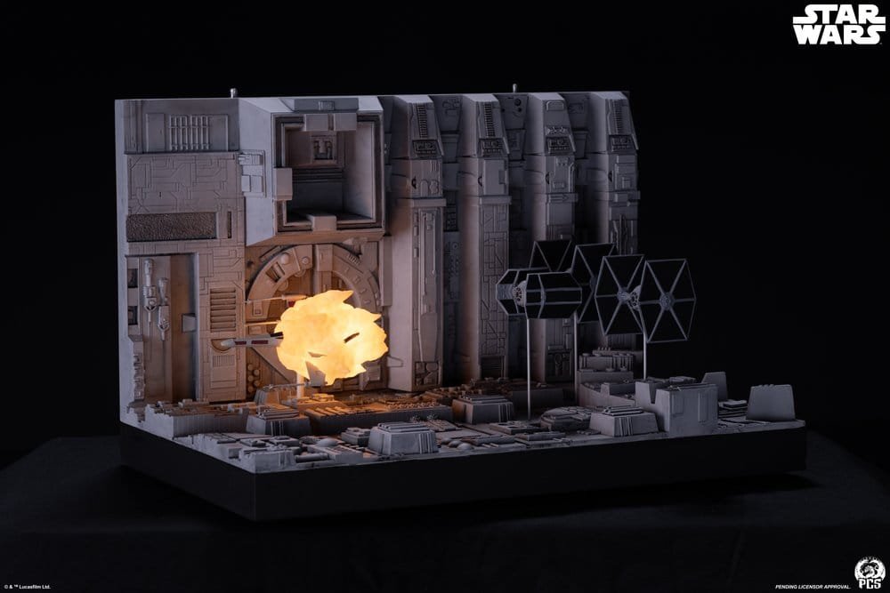 MOVIE MOMENTS MINI SCALE DIORAMA TRENCH RUN - STAR WARS - PREMIUM COLLECTIBLES STUDIO - Imagen 9