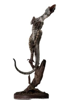 PARQUE JURÁSICO III MAQUETA FEMALE VELOCIRAPTOR WHITE QUEEN – JURASSIC PARK – 1/4 – ELITE CREATURE COLLECTIBLES