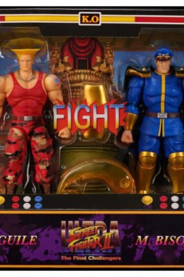 GUILE & M BISON – CAPCOM STREET FIGHTER II – FIGURA 15 CM – JADA TOYS