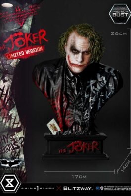 THE JOKER LIMITED VERSION – THE DARK KNIGHT (FILM) – PREMIUM BUST – 26 CM – PRIME 1 STUDIO
