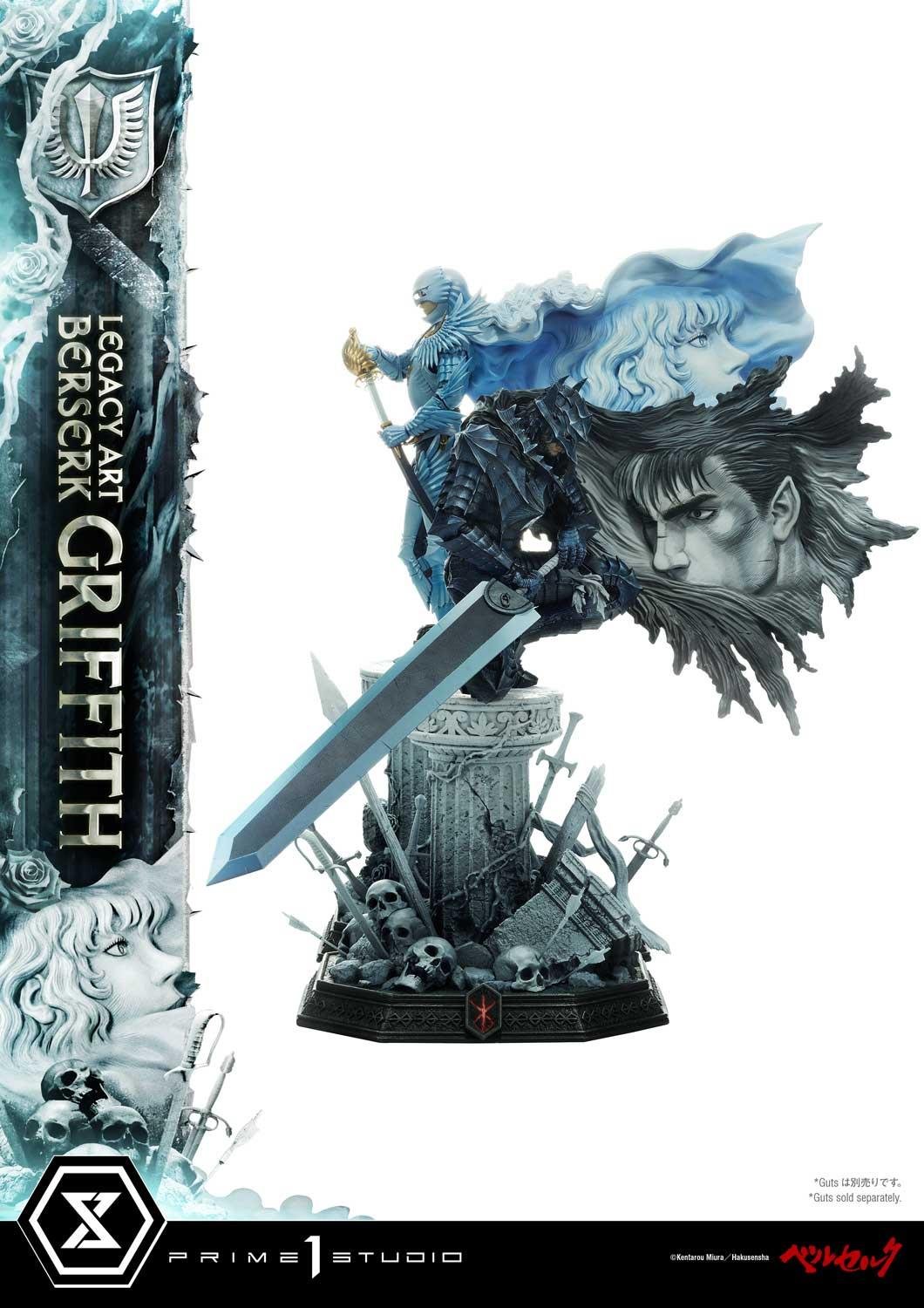GRIFFITH BONUS VERSION - "KENTARO MIURA" - LEGACY ART - BERSERK - 56 CM - PRIME 1 STUDIO - Imagen 10