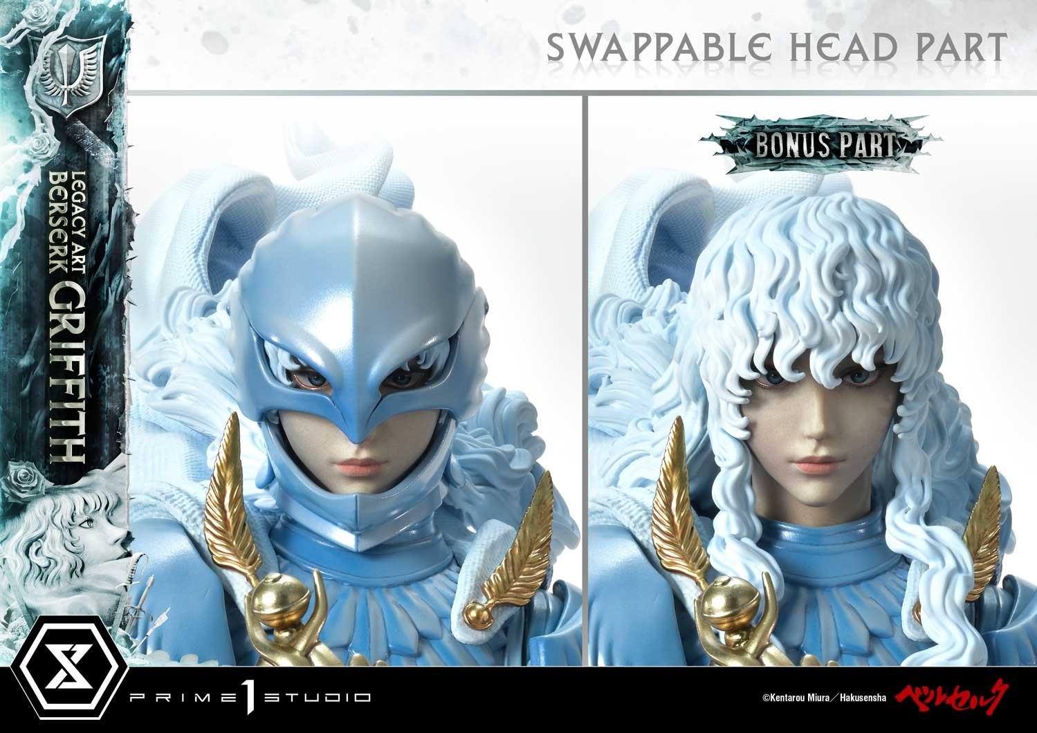 GRIFFITH BONUS VERSION - "KENTARO MIURA" - LEGACY ART - BERSERK - 56 CM - PRIME 1 STUDIO - Imagen 5