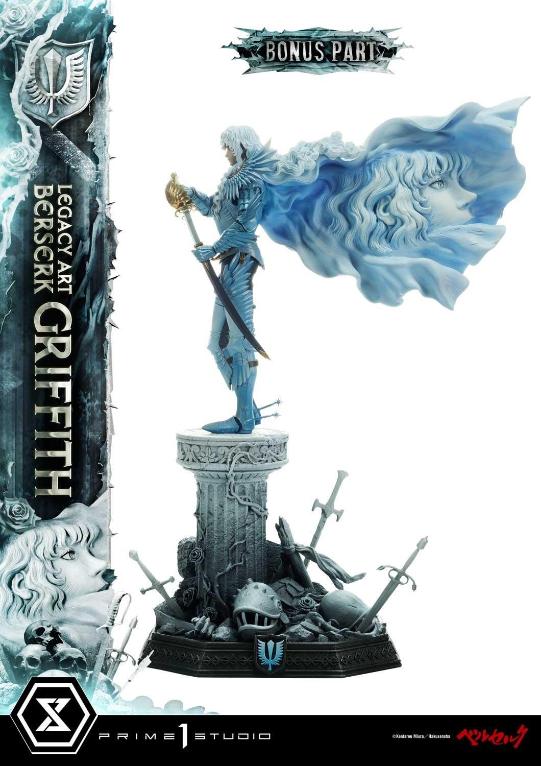 GRIFFITH BONUS VERSION - "KENTARO MIURA" - LEGACY ART - BERSERK - 56 CM - PRIME 1 STUDIO - Imagen 2