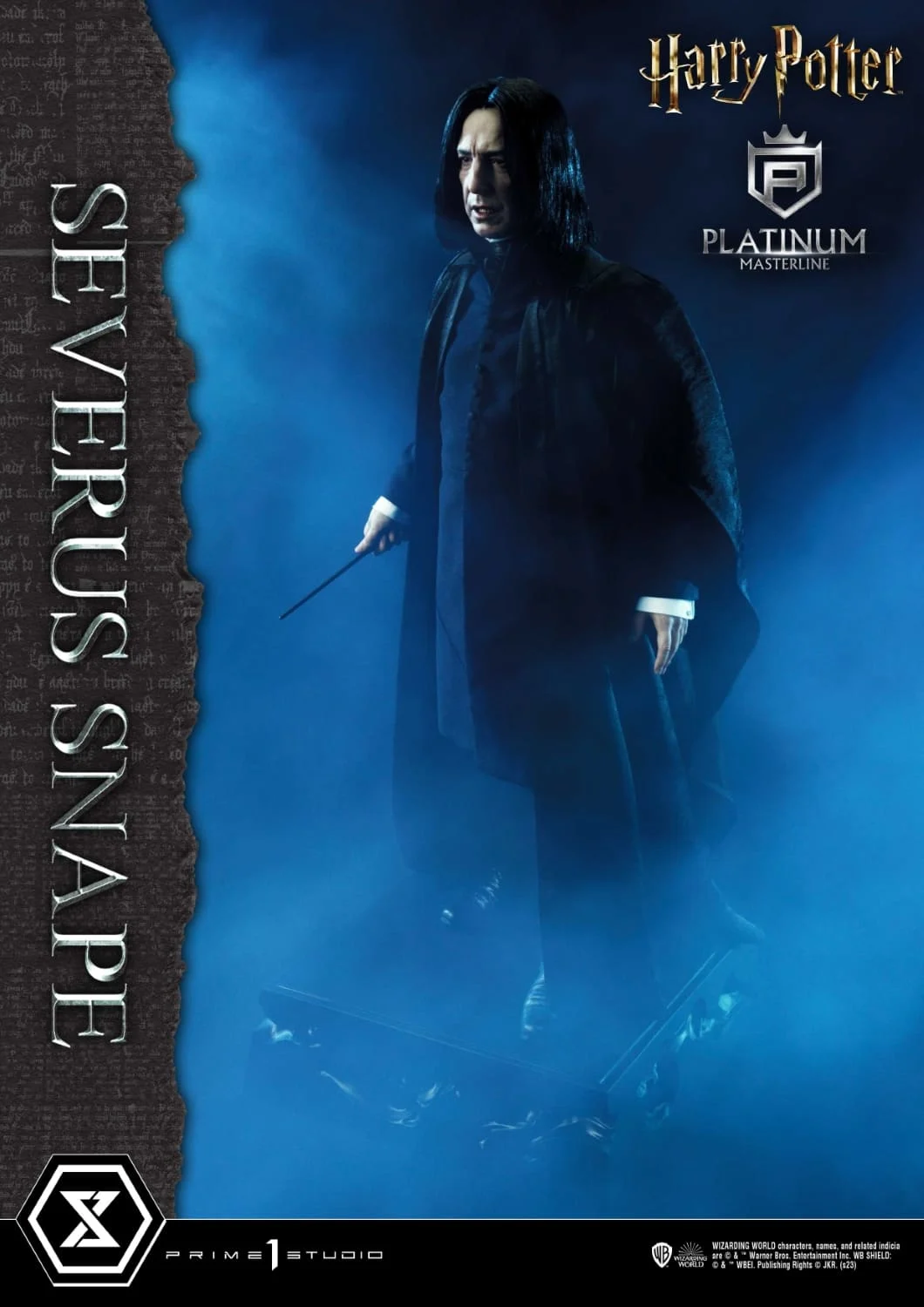 SEVERUS SNAPE - HARRY POTTER (FILM) - PLATINUM MASTERLINE - 55 CM - PRIME 1 STUDIO - Imagen 3
