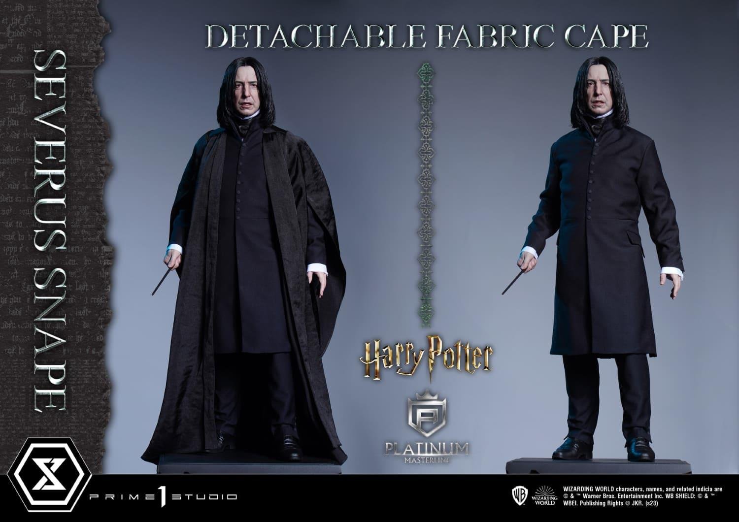 SEVERUS SNAPE - HARRY POTTER (FILM) - PLATINUM MASTERLINE - 55 CM - PRIME 1 STUDIO - Imagen 4