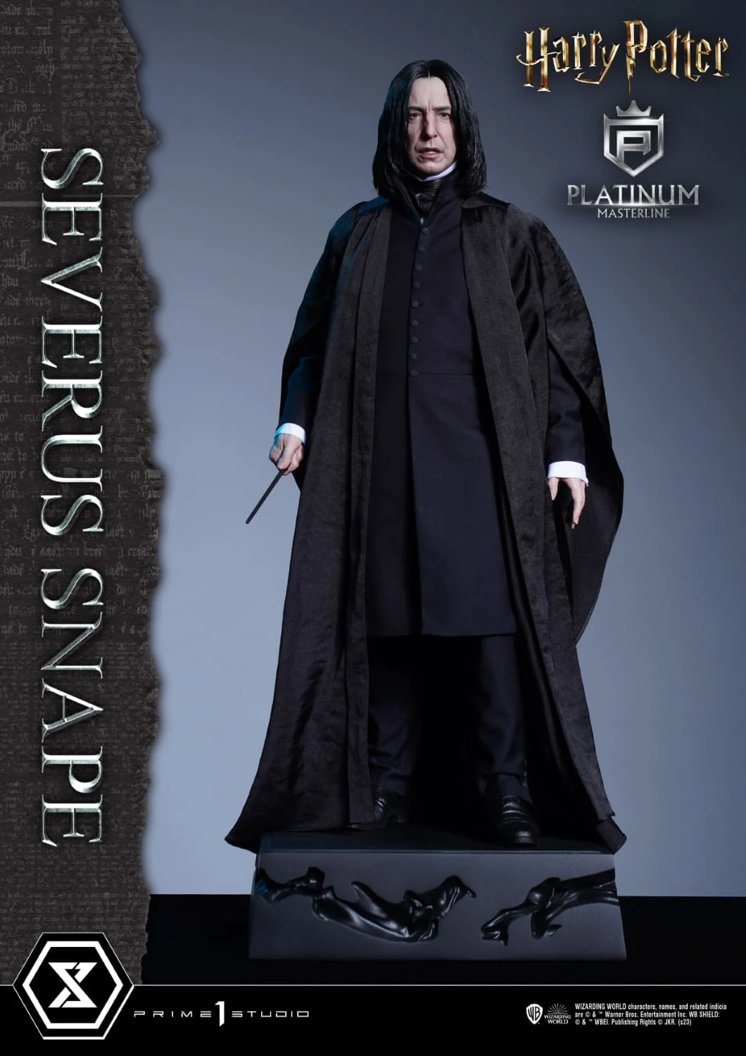 SEVERUS SNAPE - HARRY POTTER (FILM) - PLATINUM MASTERLINE - 55 CM - PRIME 1 STUDIO - Imagen 6