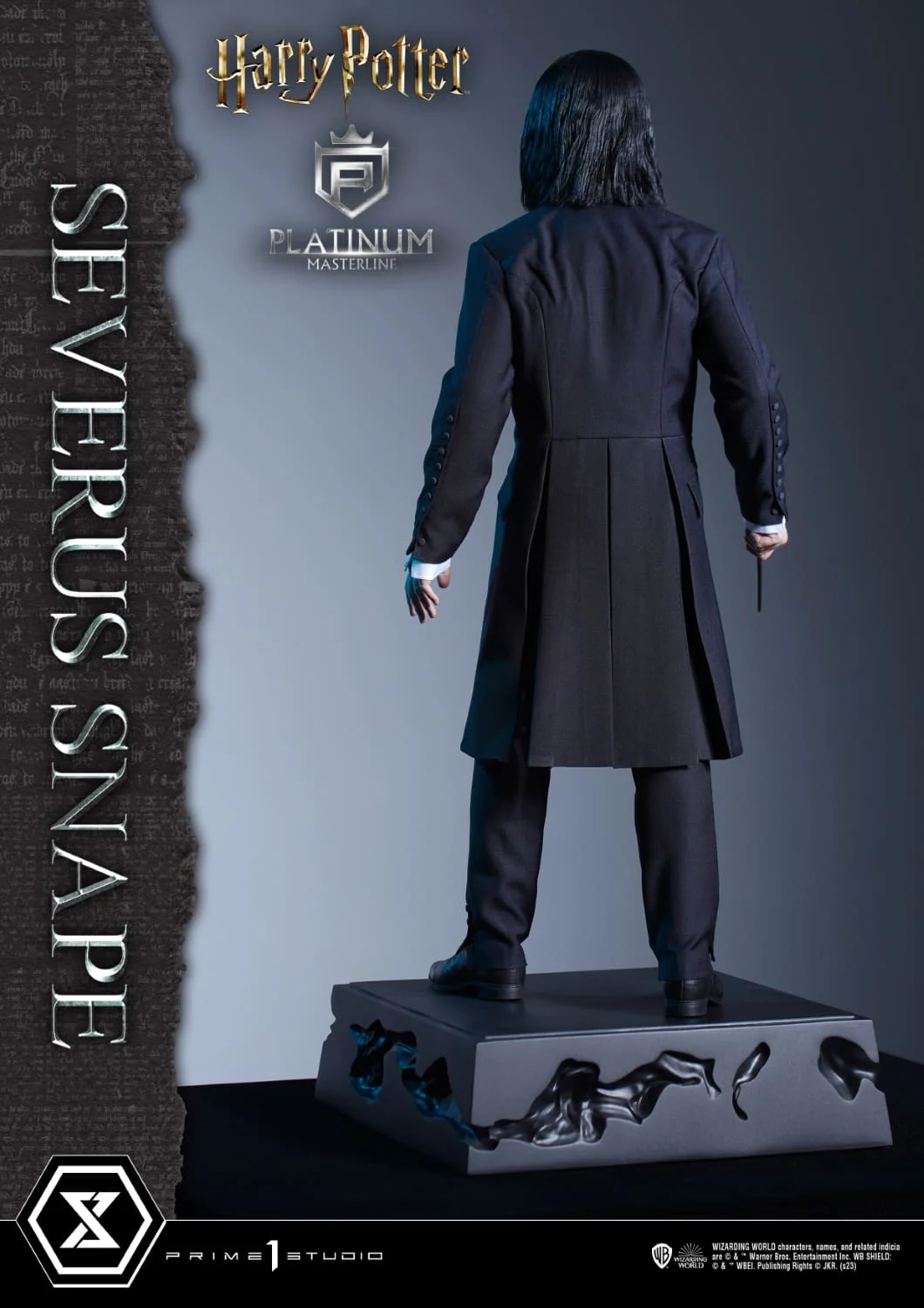 SEVERUS SNAPE - HARRY POTTER (FILM) - PLATINUM MASTERLINE - 55 CM - PRIME 1 STUDIO - Imagen 9